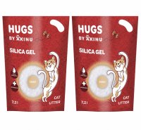Akinu HAPPY CAT Sandy Silika gel (jemný - 0,5 - 2 mm) stelivo pro kočky 2 x 7,2 l