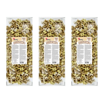 Akinu Kostičky sušenka pamlsek pro psy 2,2 cm 3 x 1 000 g