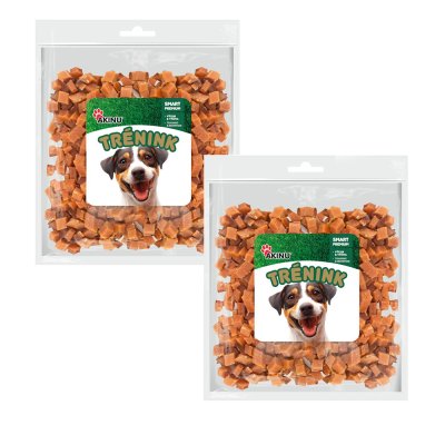 Akinu Trénink Kachní kostky pamlsek pro psy 2 x 400 g