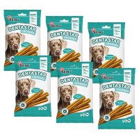 Akinu DENTASTAR Tyčky pamlsek pro psy dentální žvýkací 6 x 7 ks