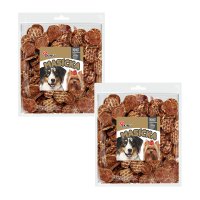 Akinu MASÍČKA Kachní chipsy pamlsek pro psy 2 x 300 g