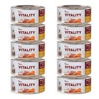 Akinu VITALITY Kuřecí & krevety konzerva pro kočky 10 x 70 g