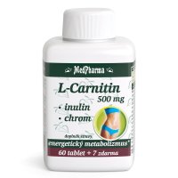 MedPharma L-Carnitin 500 mg + inulin + chrom 67 tablet