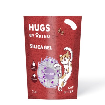 Akinu HAPPY CAT Silika gel levadule stelivo pro kočky 7,2 l