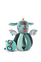 Lilliputiens chrastítko - dráček Joe a sova Merlin