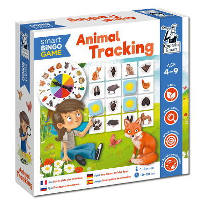 Captain Smart Chytré bingo - po stopách zvířat