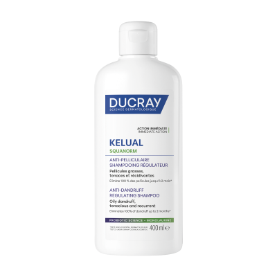 Ducray Kelual Squanorm Šampon na mastné lupy 400 ml