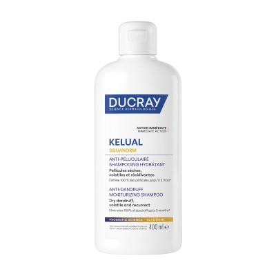 Ducray Kelual Squanorm Šampon hydratační na suché lupy 400 ml