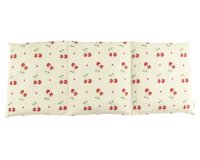 BocioLand Tříkomorový nahřívací pás s třešňovými pecičkami, termofor -  Cherry life, ecru