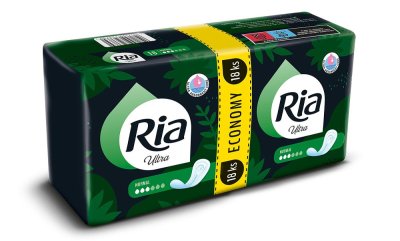 Ria Ultra Normal Economy pack menstruační vložky 18 ks
