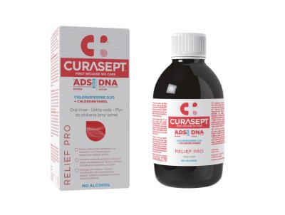 CURASEPT ADS DNA RELIEF PRO ústní voda 200 ml