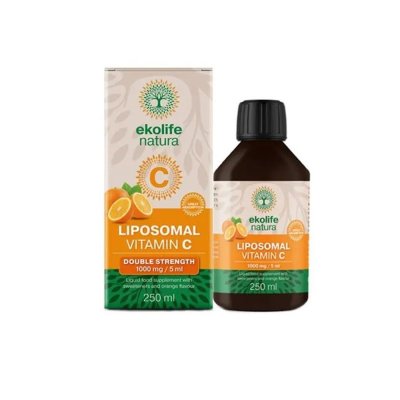 Ekolife Natura Liposomal Vitamin C 1000 mg Pomeranč 250 ml