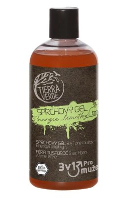 TIERRA VERDE Sprchový gel pro muže Energie limetky (lahev) 500 ml