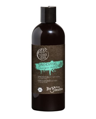 TIERRA VERDE Sprchový gel pro muže Energie máty (lahev) 500 ml