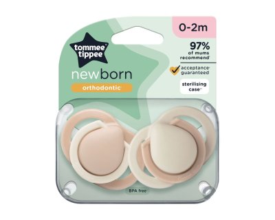 Tommee Tippee CTN Dudlík Newborn 0-2m 2 ks