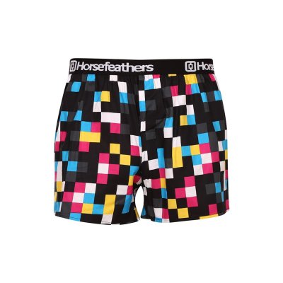 Horsefeathers Pánské trenky Frazier Cmyk chek (AM166E) L