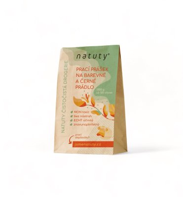 Natuty Prací prášek na barevné a černé prádlo (1 kg)