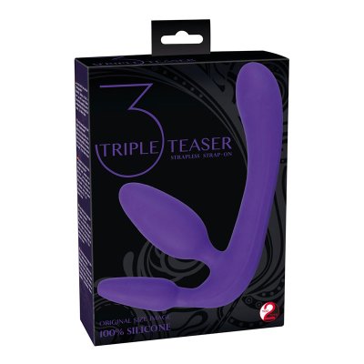 You2Toys Partnerské dildo Strapless Triple Game (20 cm)