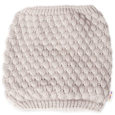 Baby Nellys Pletený nákrčník/komínek  - ecru