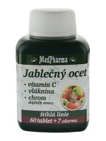 MedPharma Jablečný ocet vitamín C vláknina chrom 107 tablet