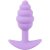 Cuties Silikonový anální kolík Purple Pastel 7,5 cm