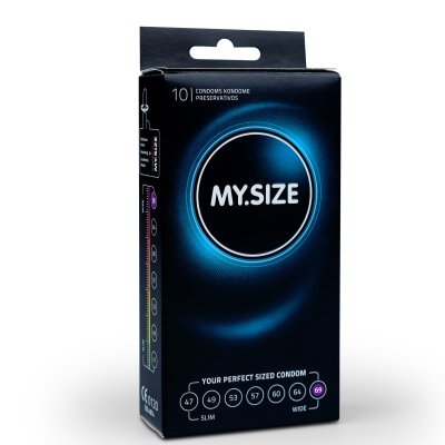MY.SIZE Kondomy 10 ks,  69mm
