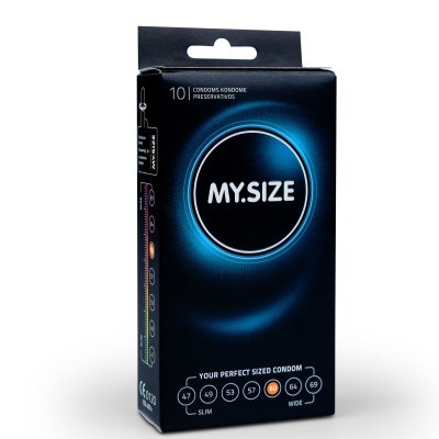 MY.SIZE Kondomy 10 ks,  60mm