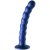 Ouch! Beaded Silicone G Spot Dildo 6,5" Blue silikonové dildo s přísavkou 17 x 2,3 - 2,5 cm