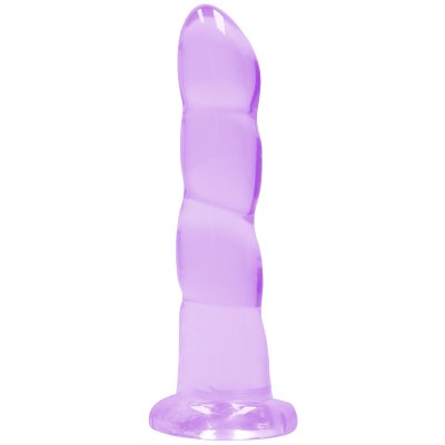 RealRock Dildo s přísavkou Majestic 17 cm,  fialové
