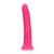 RealRock Slim Realistic Dildo with Suction Cup Glow in the Dark Pink 20 cm