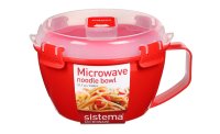 Sistema Microwave dóza na nudle a hranolky 940 ml červená
