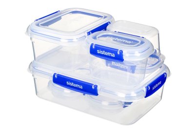 Sistema Klip It Plus sada 6 krabiček na potraviny