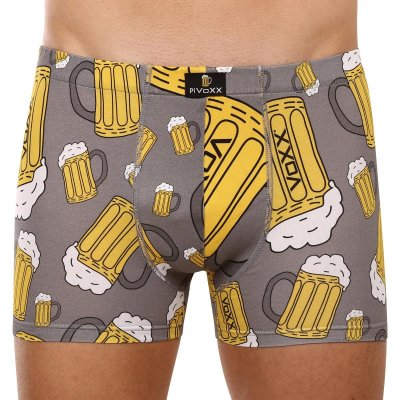 VoXX Pánské boxerky vícebarevné (Kevin-pivo/velké šedé) XXL