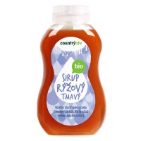 Country Life Sirup rýžový tmavý BIO 250 ml