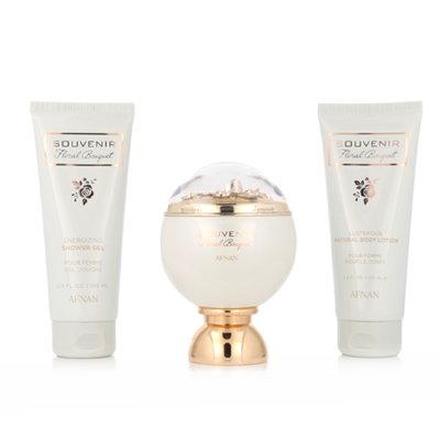 Afnan Souvenir Floral Bouquet EDP 100 ml + SG 100 ml + BL 100 ml W