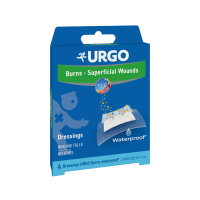 Urgo Burns Voděodolné lipokoloidní náplasti na popáleniny 10 x 7 cm 4 ks Urgo Burns Voděodolné lipokoloidní náplasti na popáleniny 10 x 7 cm 4 ks
