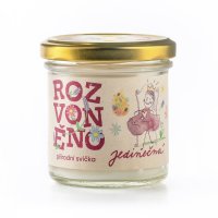 Rozvoněno Vonná svíčka - Jedinečná (130 ml)