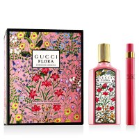 Gucci Flora Gorgeous Gardenia EDP 100 ml + EDP MINI 10 ml W (Travel Exclusive Set)