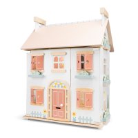 New Classic Toys Dřevěný dům pro panenky s nábytkem