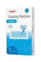 Dr. Max Cooling Patches 5x12 cm hydrogelové náplasti 6 ks