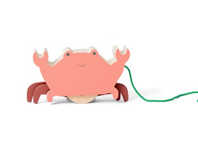 BS Toys Tahací hračka - veselý krab