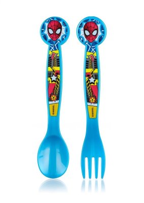 Vetro-Plus Dětský plastový příbor Spiderman 2 ks