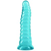 NS Novelties Gelové dildo s přísavkou Fantasia Nymph 19 cm, tyrkysové