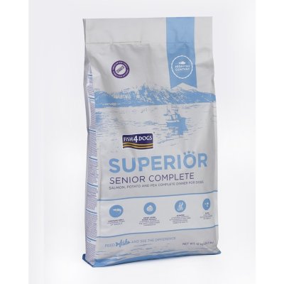 Fish4Dogs Granule velké pro starší psy Superior losos s bramborami 12 kg