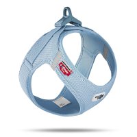 Curli Postroj pro psy se sponou Air-Mesh Skyblue M, 6-9 kg