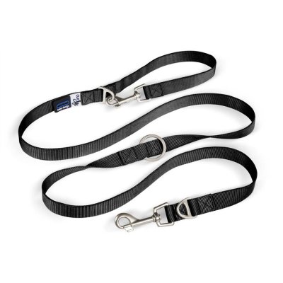 Curli Nastavitelné vodítko pro psy Nylon Black M 200x1,5 cm