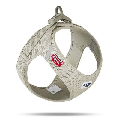 Curli Postroj pro psy se sponou Air-Mesh Light Tan S, 4-7 kg