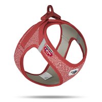 Curli Postroj pro psy se sponou Merino vlna Red 3XS, 1,5-3 kg