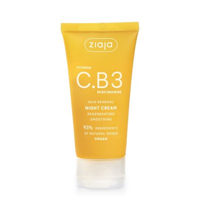 Ziaja Vitamin C.B3 Niacinamide Noční krém a maska 50 ml
