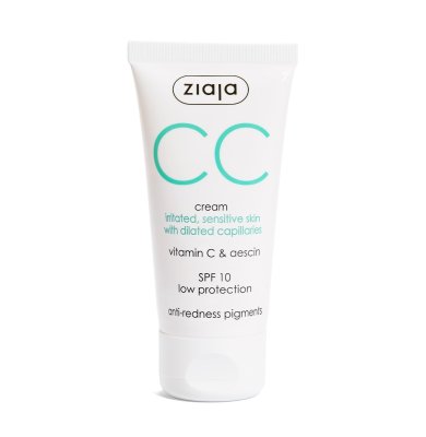Ziaja CC krém na podrážděnou a citlivou pleť SPF10 50 ml